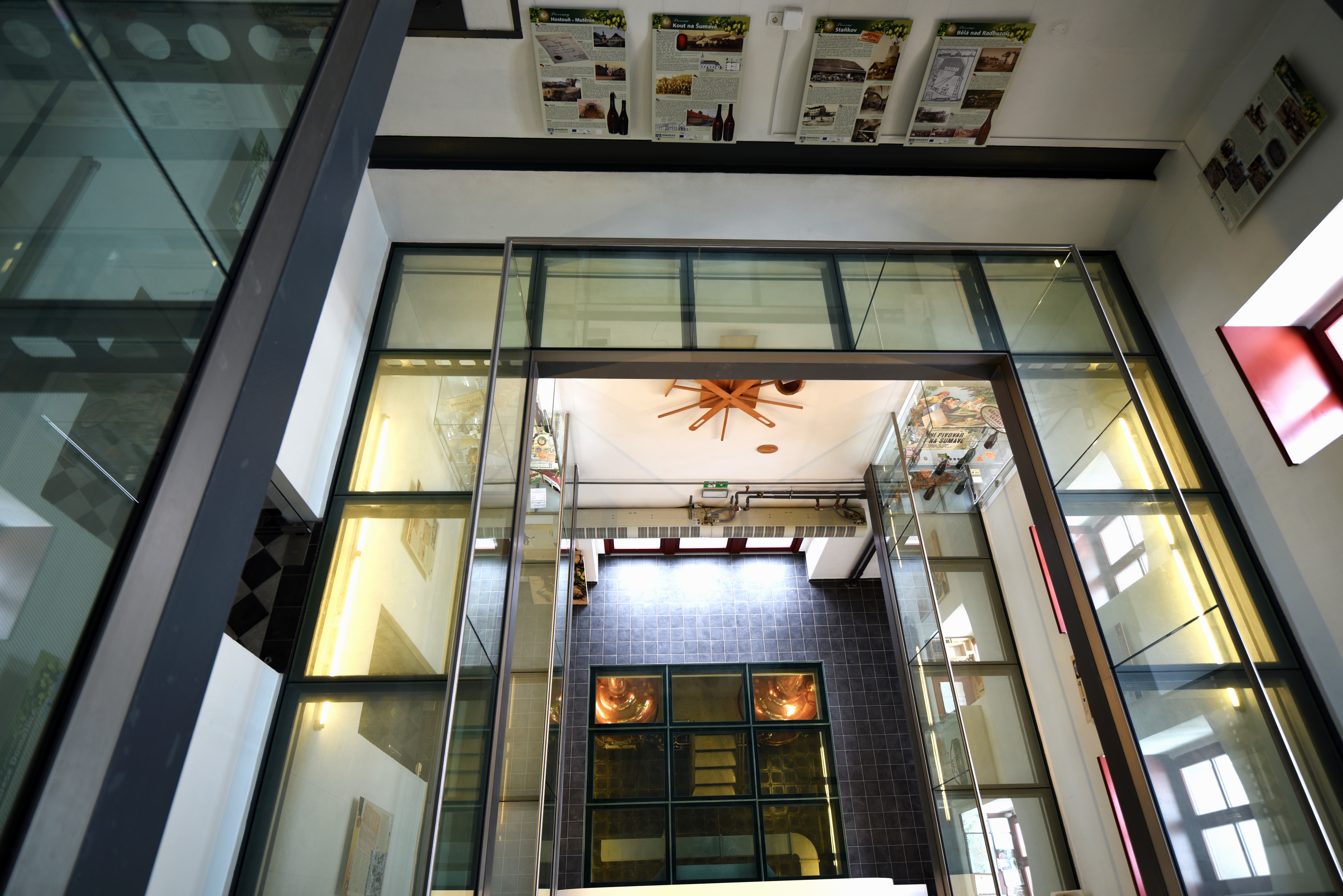 Kiln hall of the Pivovar Cultural Centre